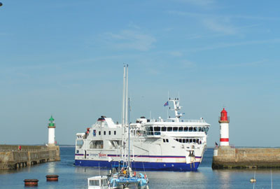 arrivée à port tudy