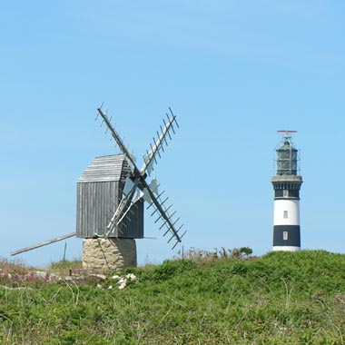 phare et moulin