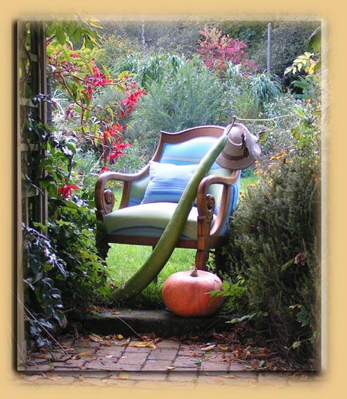fauteuil restauration au jardin